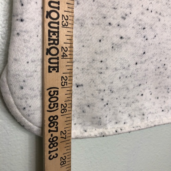 Massimo Dutti Speckled Sweatshirt Drawstring Skirt - Picture 15 of 15